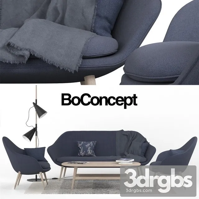 Adelaide Bo Concept Sofa 01 3D Model Download Adelaide Bo Concept Sofa 01 3D Model Download