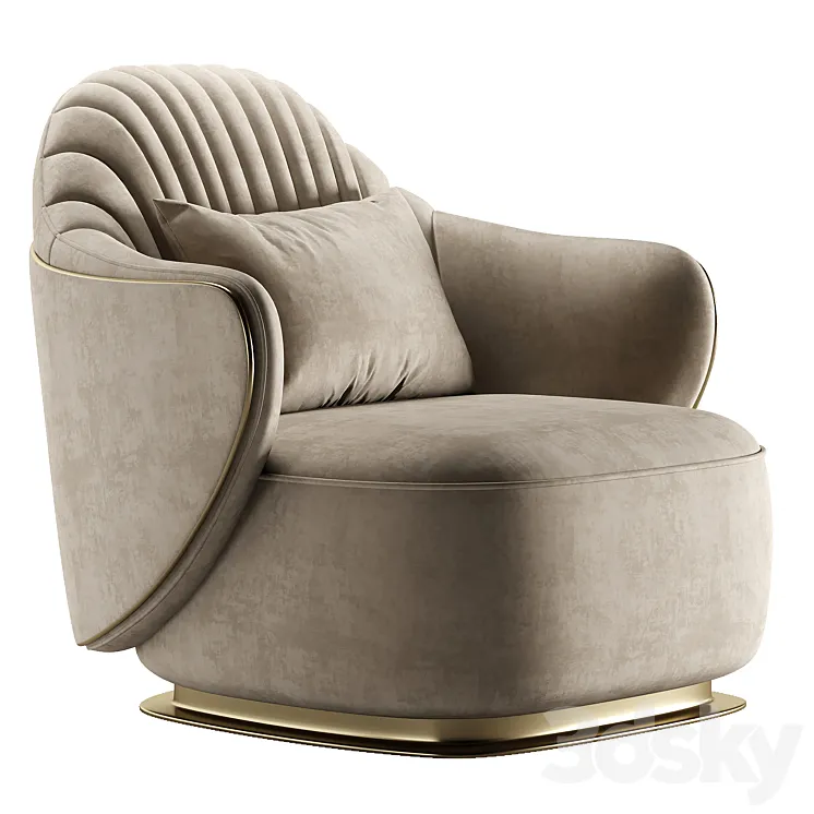 ADELE chair 3D Model Free Download