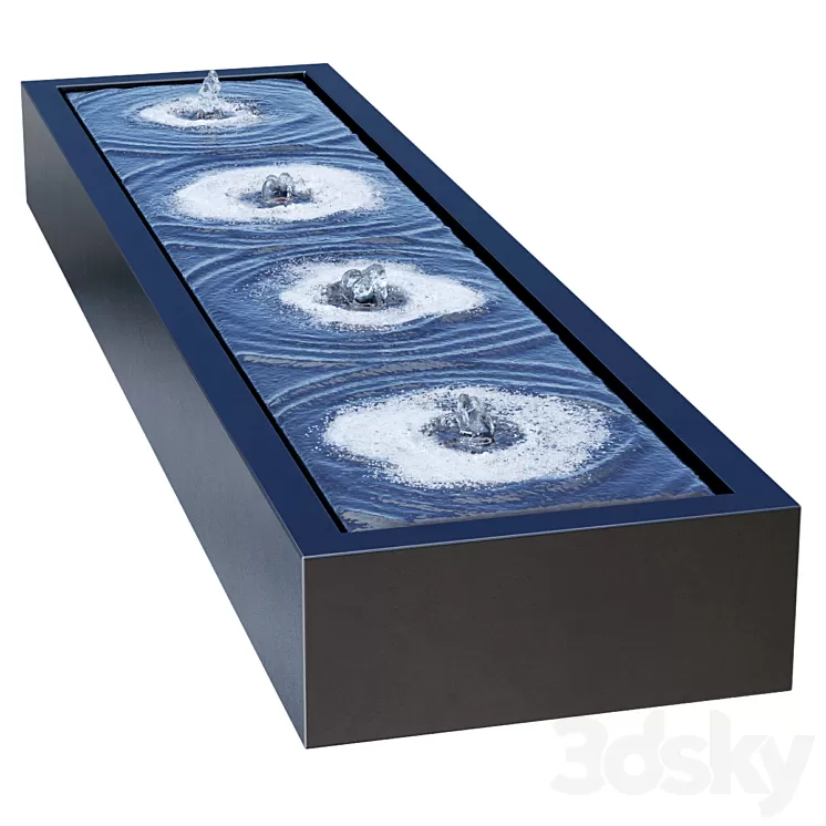 Adezz Aluminum Water Tables 3D Model