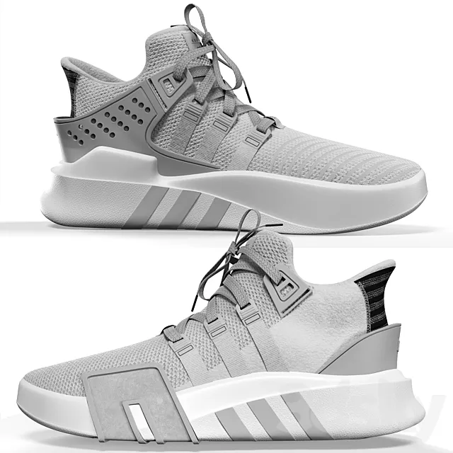 Adidas EQT Bask ADV Gray 3D Model