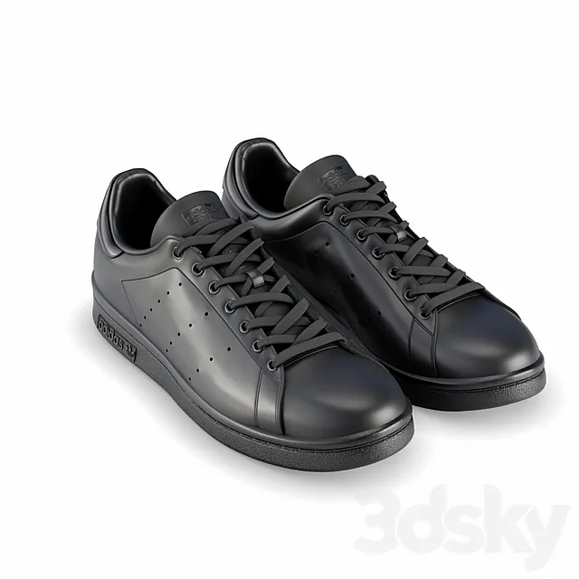 adidas stan smith black 3DModel