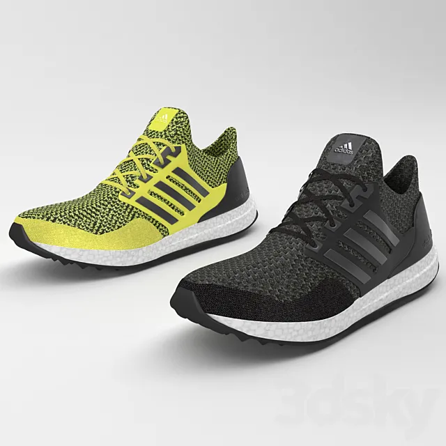 adidas ultra boost running shoes 3D Model
