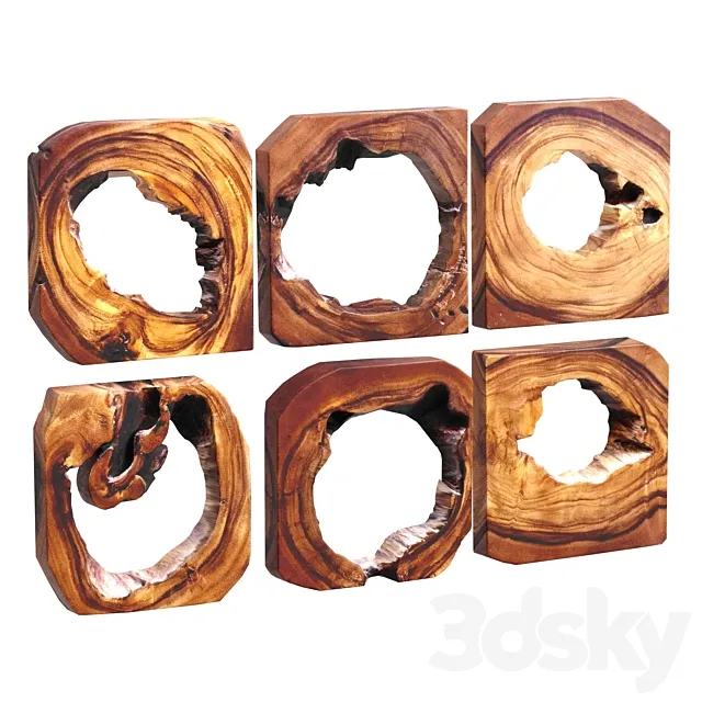 Adlai Wood Wall Art 3D Model