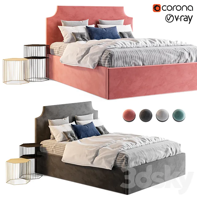 Adona bed 3DModel Adona bed 3DModel