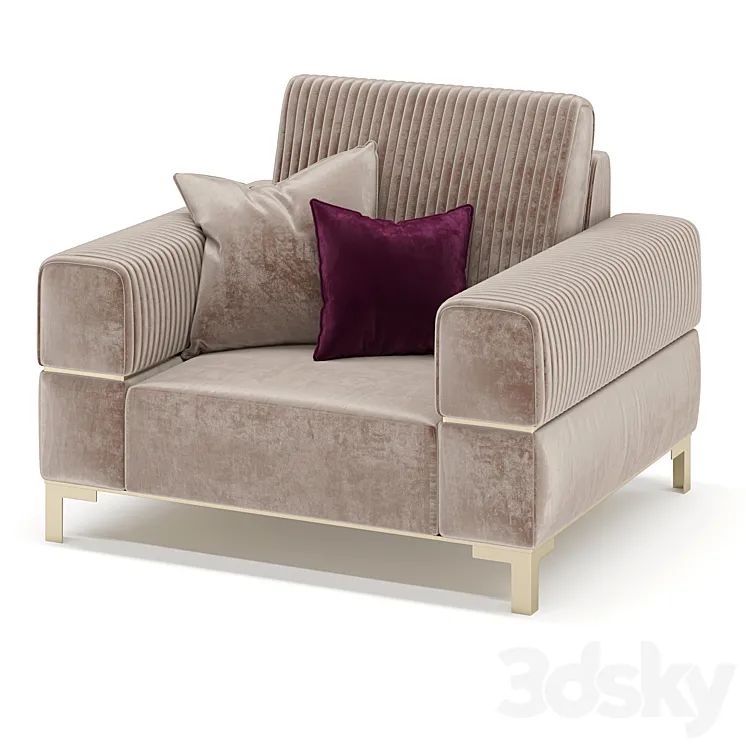 ADORA ESSENZA Armchair 3D Model Free Download