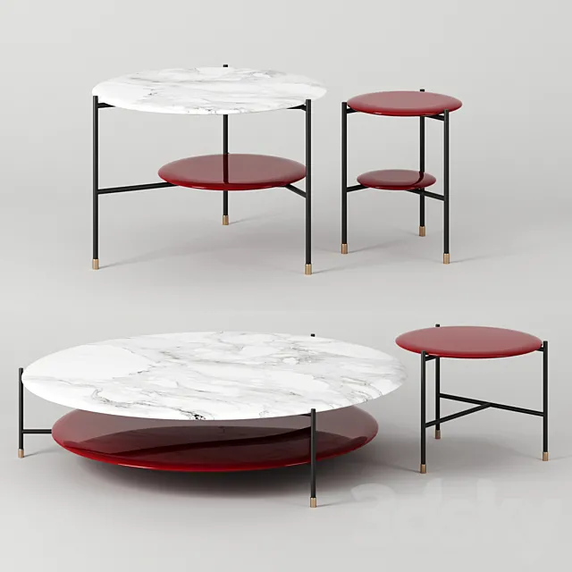 ADRIAN tables by Meridiani. round 3DModel