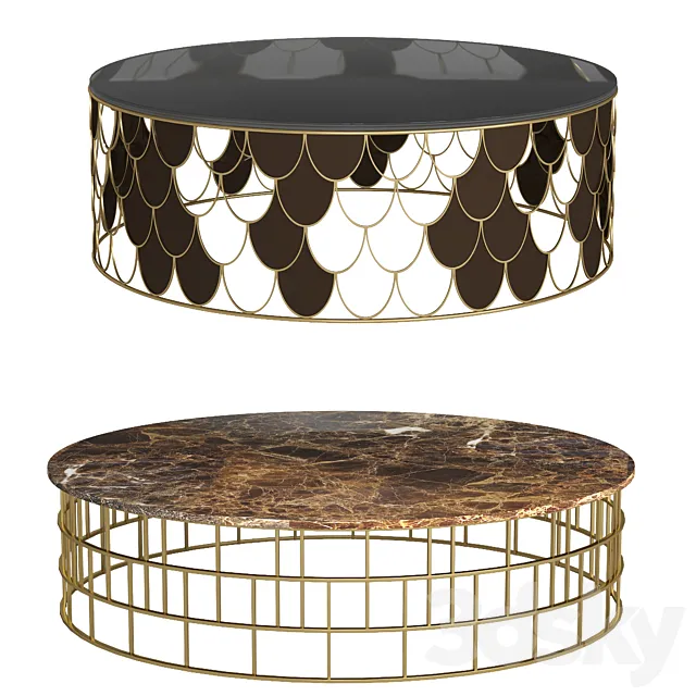 Adriana Hoyos – Bolero Cocktail Table 3D Model Adriana Hoyos – Bolero Cocktail Table 3D Model