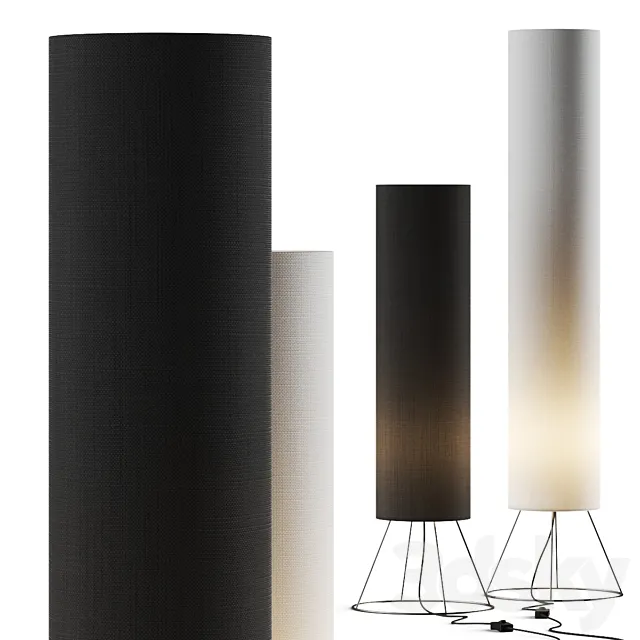 Adriani e Rossi edizioni Cilindro Floor Lamps 3D Model