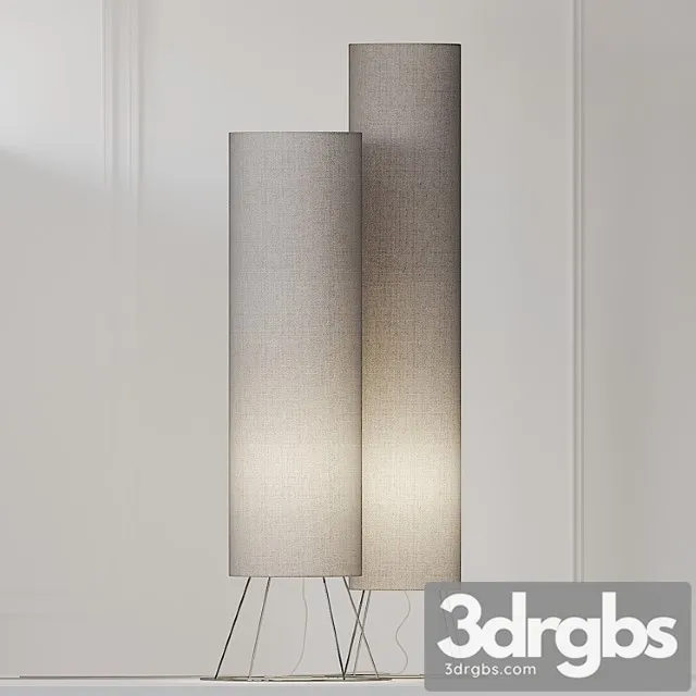 Adriani e rossi edizioni cilindro lampada da terra 3D Model Download