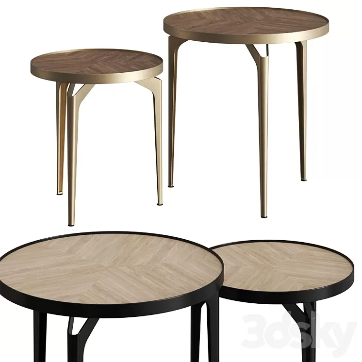 Adwin CT-399AB Coffee Tables 3D Model Adwin CT-399AB Coffee Tables 3D Model