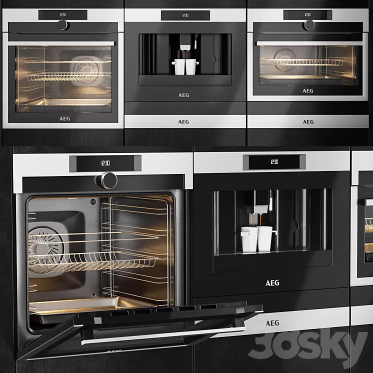 AEG appliance collection 3D Model