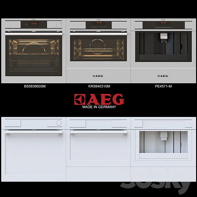 AEG appliances 3DModel