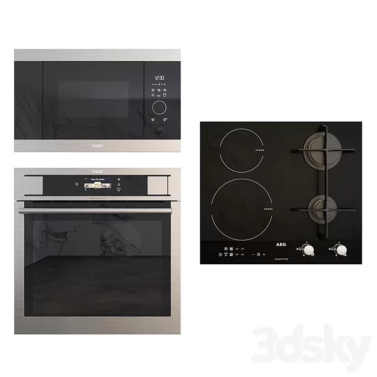 AEG equipment set 3D Model