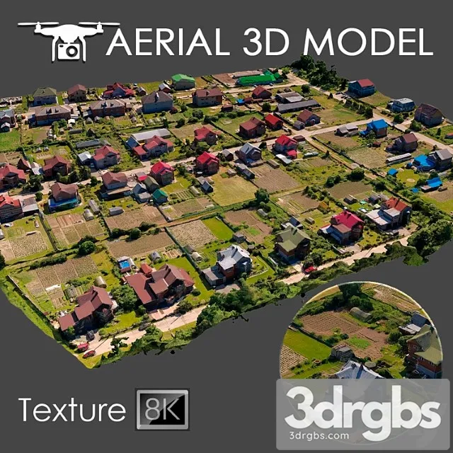 Aerial Scan 10 3D Model Download Aerial Scan 10 3D Model Download