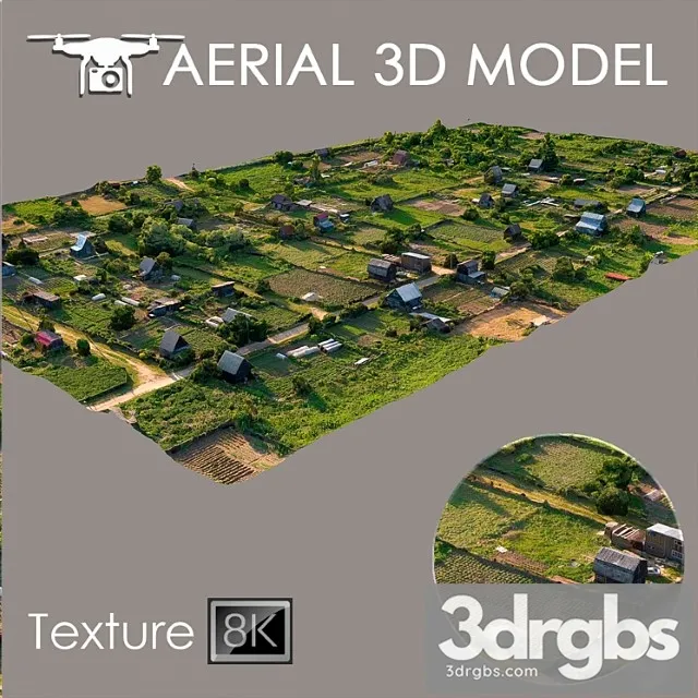 Aerial Scan 16 3D Model Download Aerial Scan 16 3D Model Download