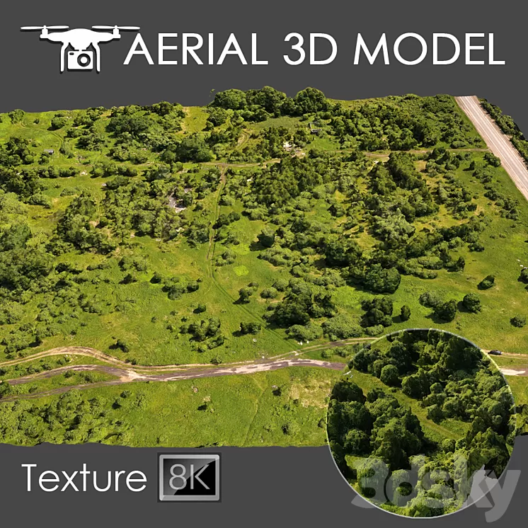 Aerial scan 8 3D Model
