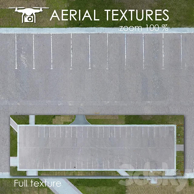 Aerial texture 14 3D Model Aerial texture 14 3D Model