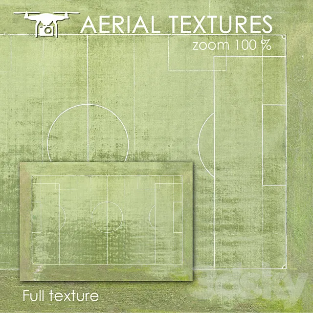 Aerial texture 3 3D Model