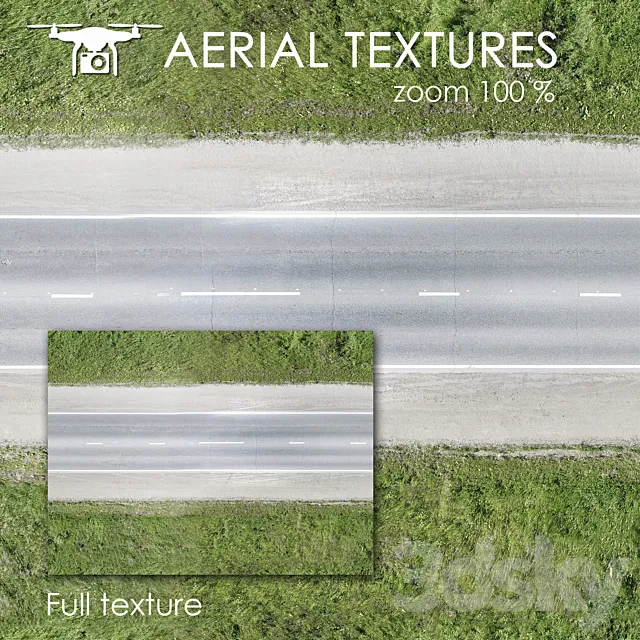 Aerial texture 4 3D Model Aerial texture 4 3D Model