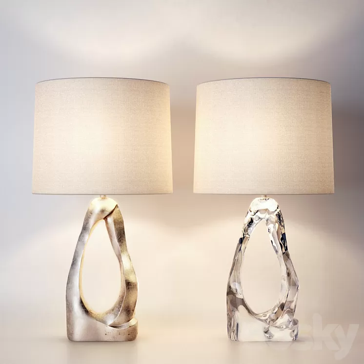 Aerin Cannes Table Lamp 3D Model