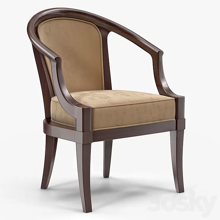 Aerin Fillmore Dining Chair 3D Model