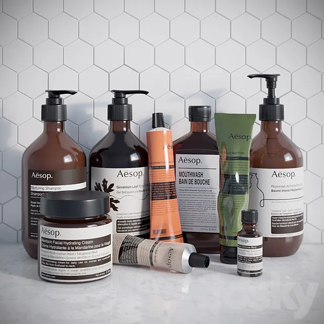 Aesop Cosmetics 3D Model Aesop Cosmetics 3D Model