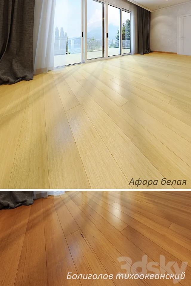 Afar white and Hemlock Pacific 3D Model Afar white and Hemlock Pacific 3D Model