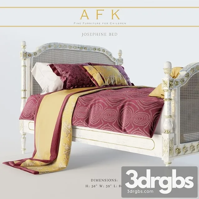Afk Josephine bed 2 3D Model Download Afk Josephine bed 2 3D Model Download