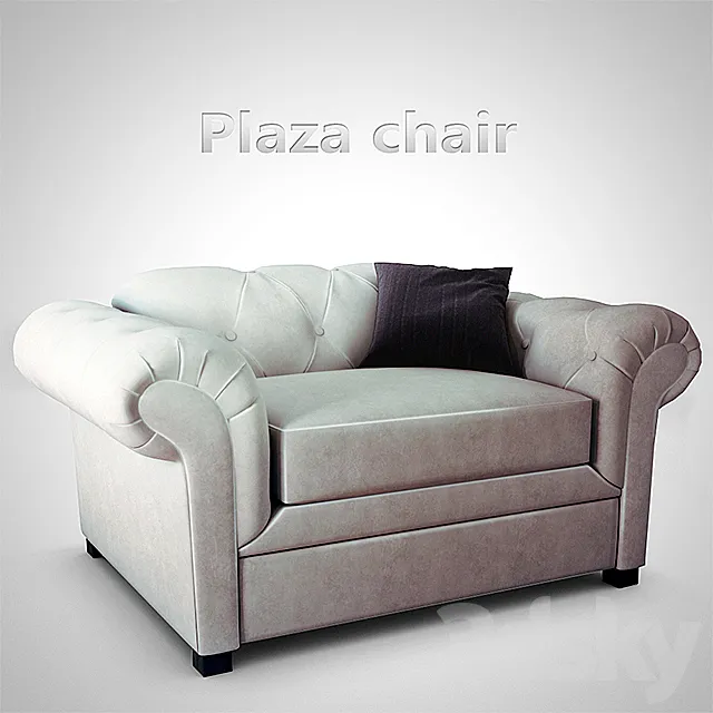 AFR _ Plaza chair 3D Model AFR _ Plaza chair 3D Model