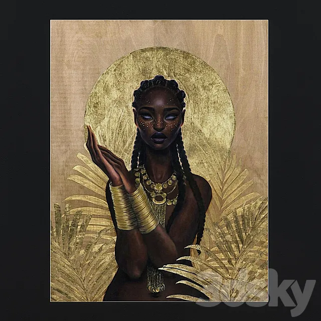 African woman 3DModel African woman 3DModel