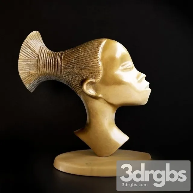 Africanwoman Sculpture 3D Model Download