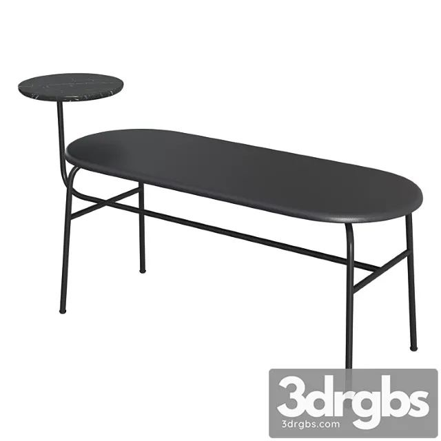 Afteroom bench 2 3D Model Download