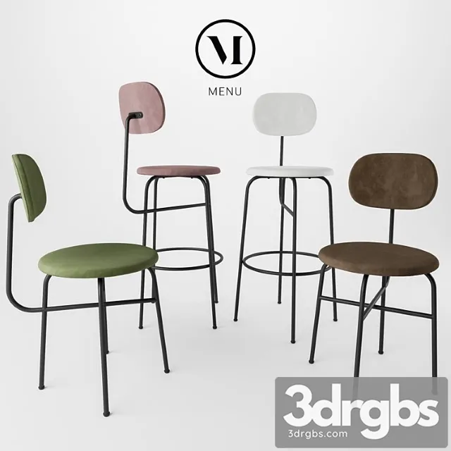 Afteroom chair plus collection by menu 2 3D Model Download