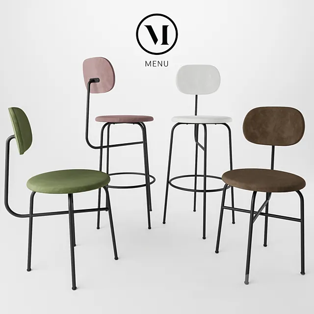 Afteroom Chair Plus Collection by MENU 3D Model