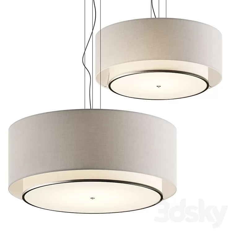AFX Dayton Color Select Pendant Lamps 3D Model Free Download