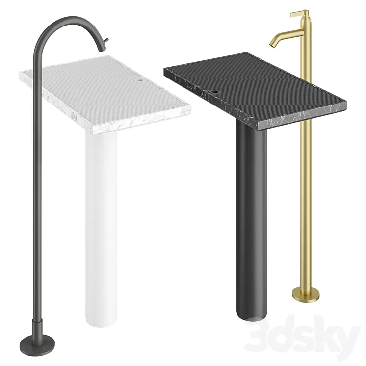 Agape ELL A COLONNA | Floor sink 3D Model Free Download