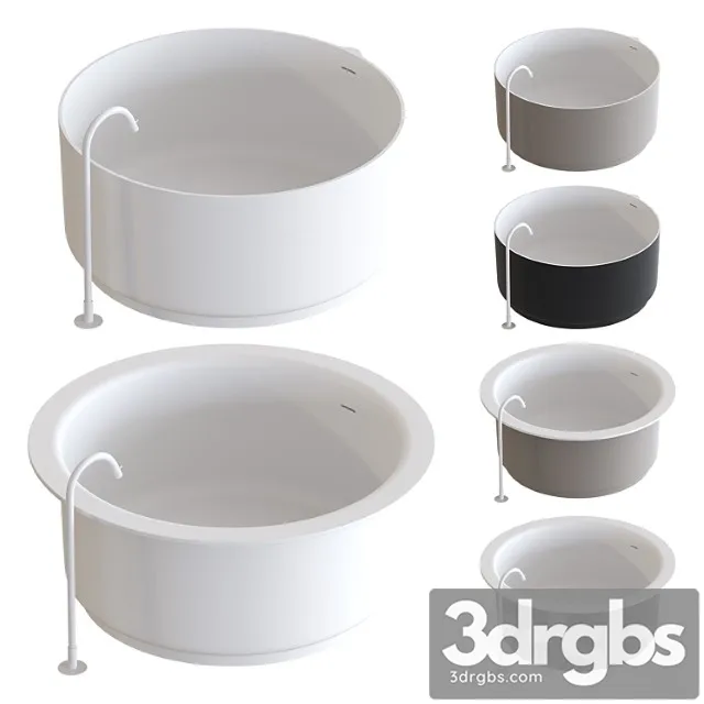 Agape In Out Bathtubs 01 3D Model Download
