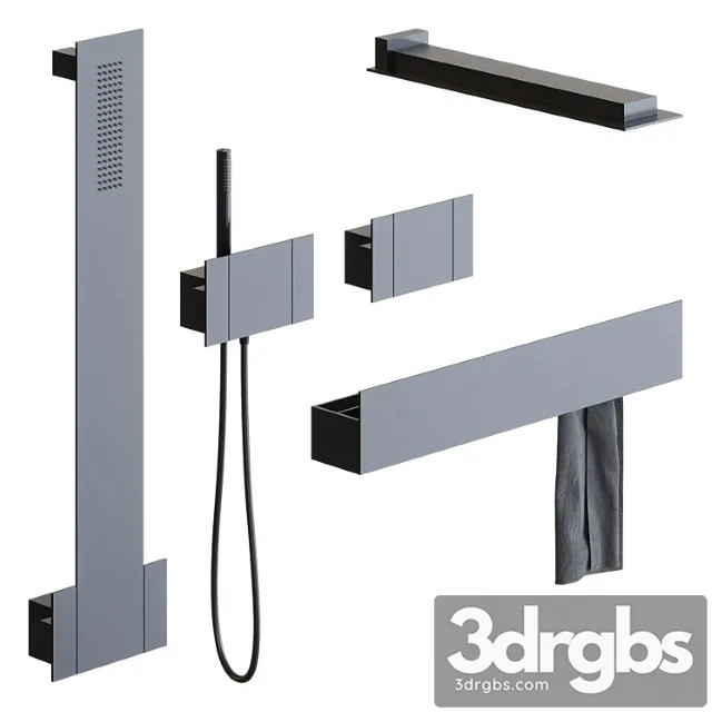 Agape Sen Shower Set 3D Model Download