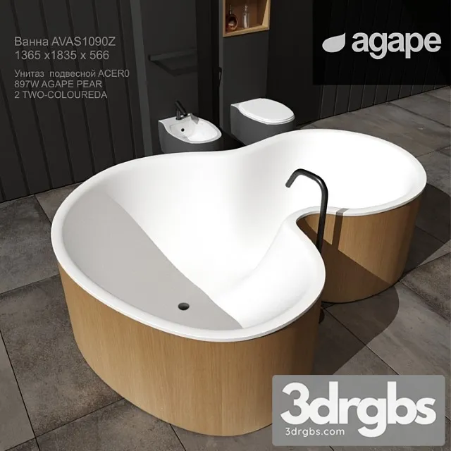 Agape Vanna Unitaz Bidie I Smiesitieli 3D Model Download Agape Vanna Unitaz Bidie I Smiesitieli 3D Model Download