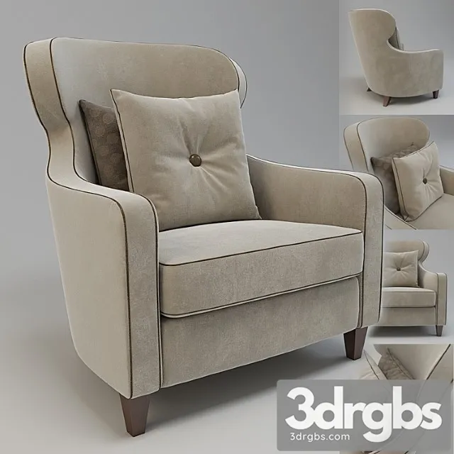 Agata Armchair 3D Model Download Agata Armchair 3D Model Download