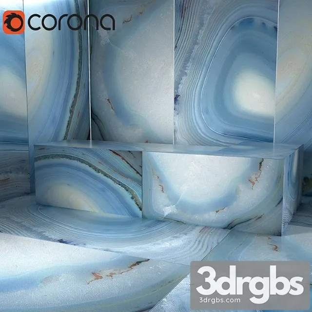 Agata azzurra porcelain stoneware 3D Model Download