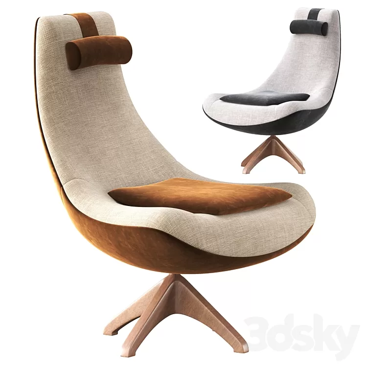 AgataErgonomic Armchair 3D Model AgataErgonomic Armchair 3D Model