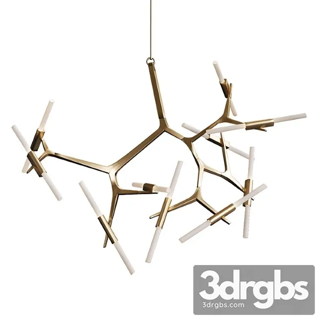 Agnes chandelier 20 lights brass von roll & hill Agnes chandelier 20 lights brass von roll & hill
