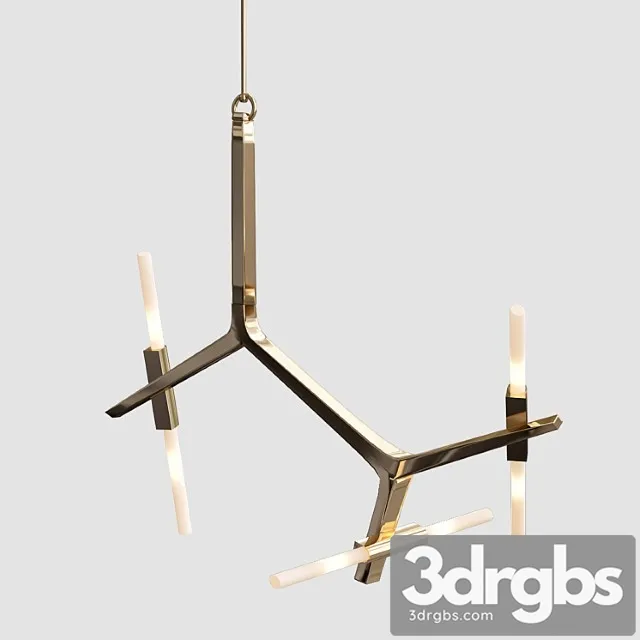 Agnes chandelier 6 lights von roll & hill 3D Model Download Agnes chandelier 6 lights von roll & hill 3D Model Download