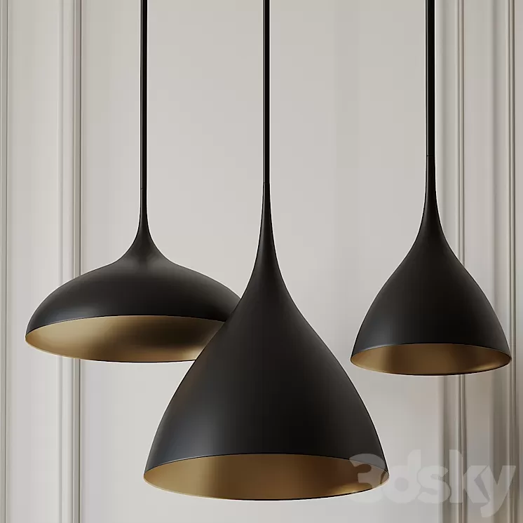 Agnes pendant by aerin 3D Model