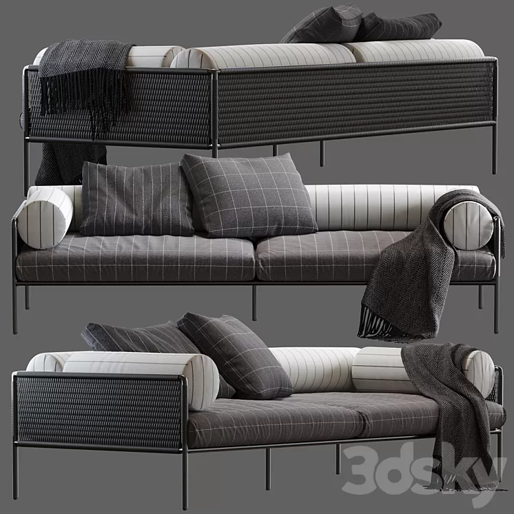 Agra sofa 3D Model