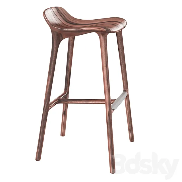 Agrippa Morgan bar stool 3D Model