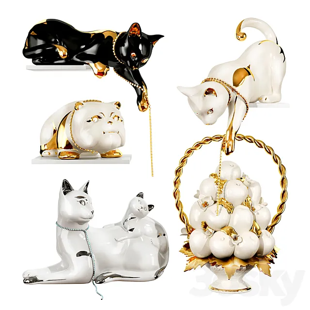 Ahura ceramics decors 3D Model Ahura ceramics decors 3D Model