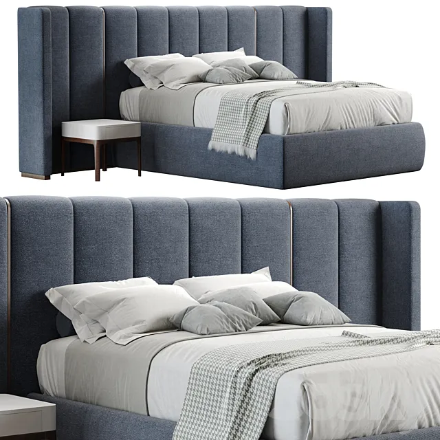 Aida Bed by Porada 3D Model Aida Bed by Porada 3D Model