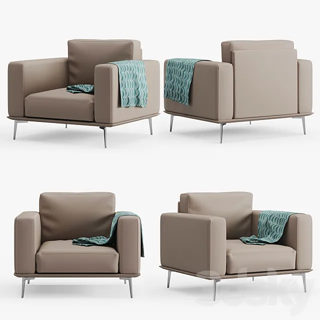 Aida chair cierre imbottiti 3DModel